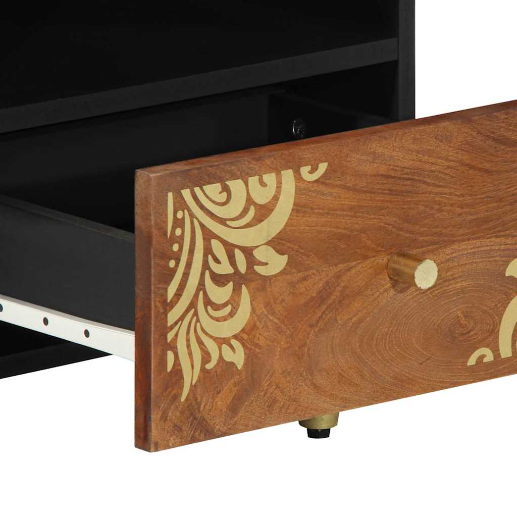 vidaXL Salontafel Honing bruin 80 x 54 x 40 cm Massief Mango Hout