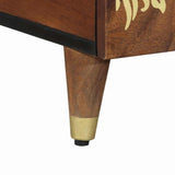 vidaXL Salontafel Honing bruin 80 x 54 x 40 cm Massief Mango Hout