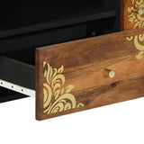 vidaXL TV Kast Honing bruin 105 x 33 x 46 cm Massief Mango Hout