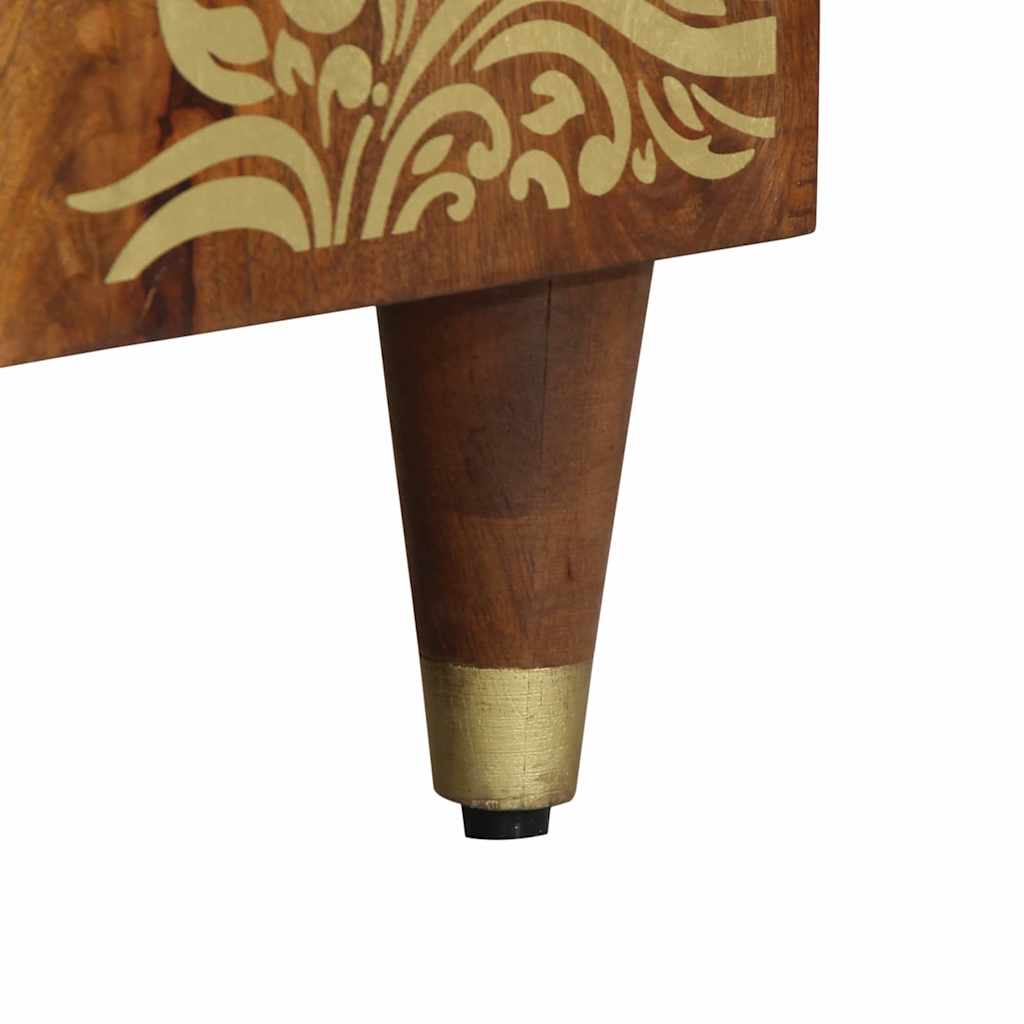 vidaXL TV Kast Honing bruin 105 x 33 x 46 cm Massief Mango Hout