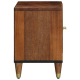 vidaXL TV Cabinet Honey Brown 80 x 33 x 46 cm Solid Mango Wood