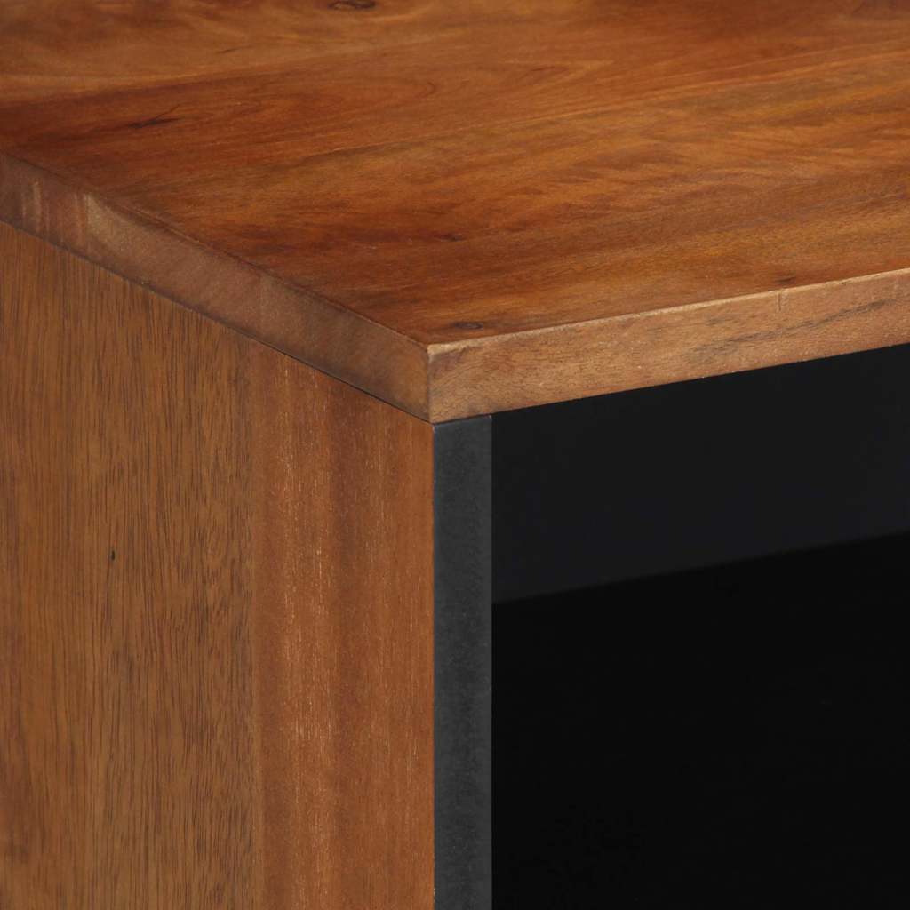 vidaXL TV Cabinet Honey Brown 80 x 33 x 46 cm Solid Mango Wood