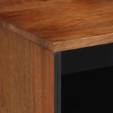 vidaXL TV Cabinet Honey Brown 80 x 33 x 46 cm Solid Mango Wood