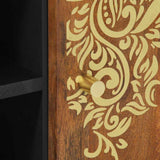 vidaXL TV Cabinet Honey Brown 80 x 33 x 46 cm Solid Mango Wood