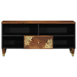 vidaXL TV Cabinet Honey Brown 100 x 33 x 46 cm Solid Mango Wood