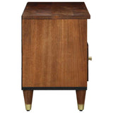 vidaXL TV Cabinet Honey Brown 100 x 33 x 46 cm Solid Mango Wood