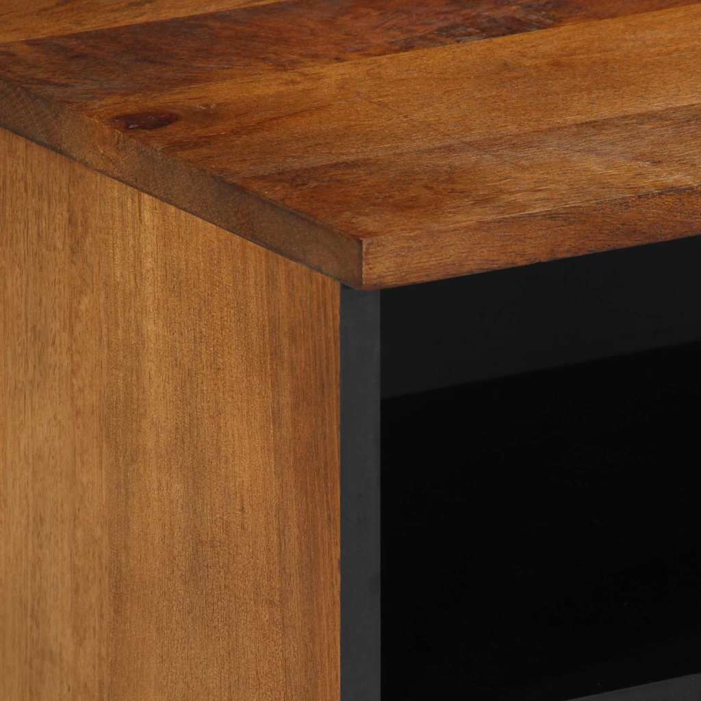 vidaXL TV Cabinet Honey Brown 100 x 33 x 46 cm Solid Mango Wood