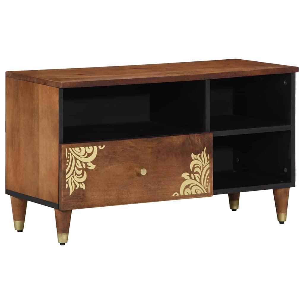 vidaXL TV Kast Honing bruin 80 x 33 x 46 cm Massief Mango Hout