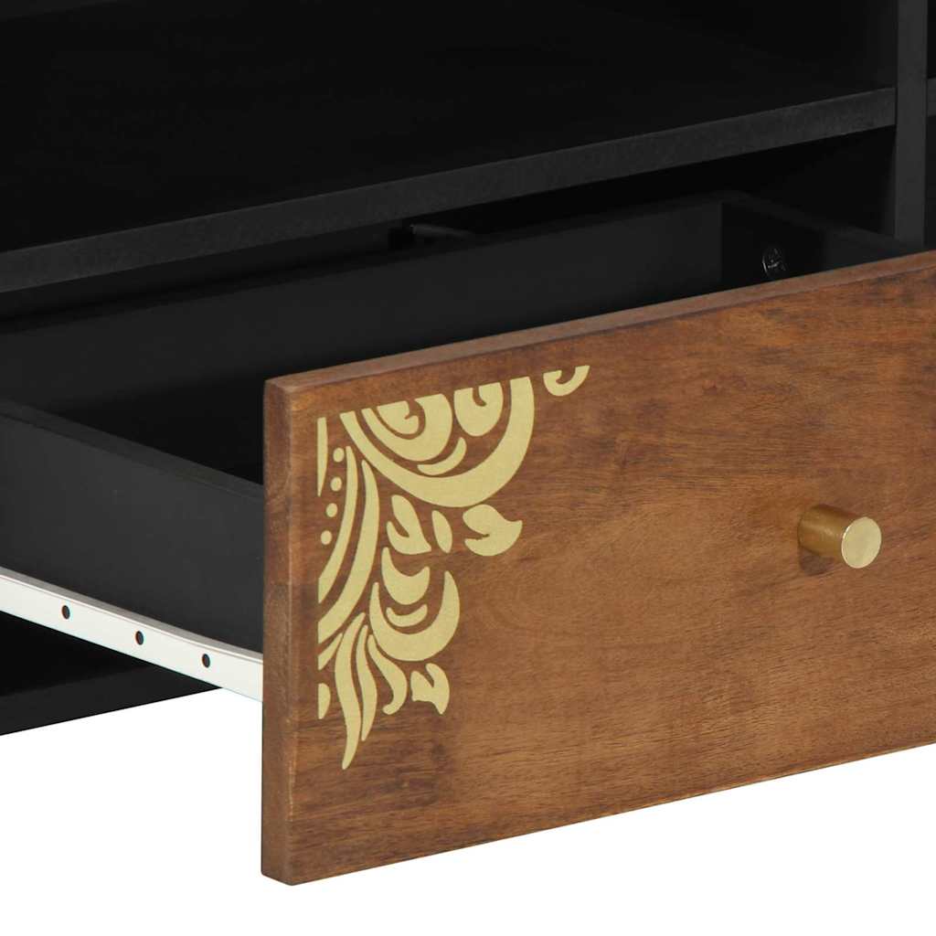 vidaXL TV Kast Honing bruin 80 x 33 x 46 cm Massief Mango Hout