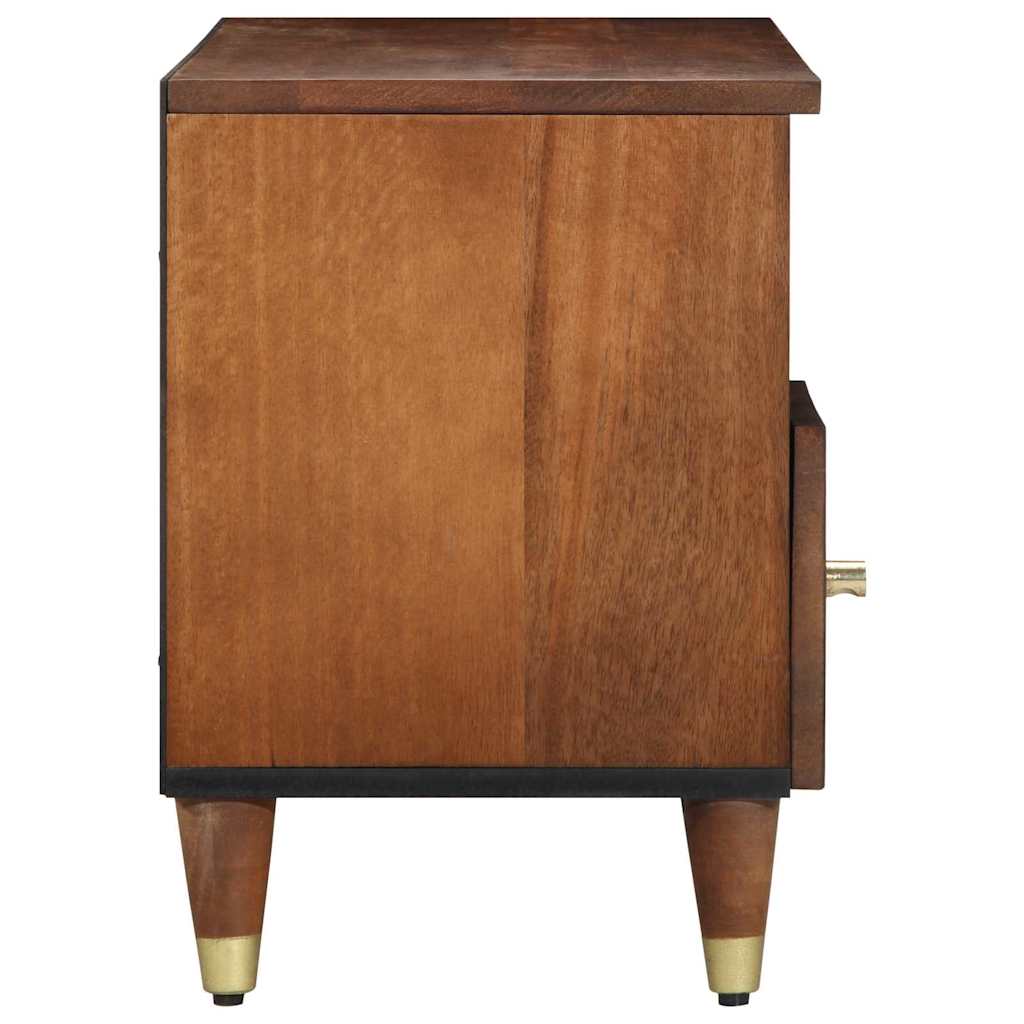 vidaXL TV Kast Honing bruin 100 x 33 x 46 cm Massief Mango Hout