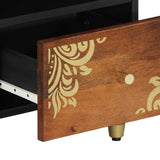 vidaXL TV Kast Honing bruin 100 x 33 x 46 cm Massief Mango Hout