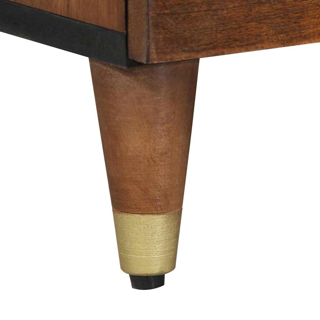 vidaXL TV Kast Honing bruin 100 x 33 x 46 cm Massief Mango Hout