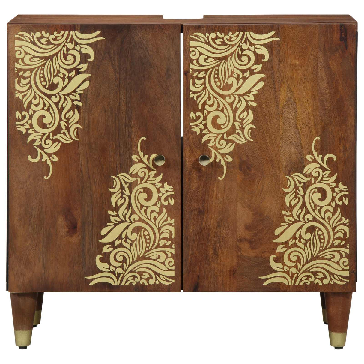 vidaXL Bathroom Vanity Unit Honey Brown 62 x 33 x 58 cm Solid Mango Wood