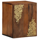vidaXL Wandkast Honing bruin 38 x 33 x 48 cm Massief Mango Hout