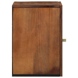 vidaXL Wandkast Honing bruin 38 x 33 x 48 cm Massief Mango Hout