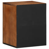 vidaXL Wandkast Honing bruin 38 x 33 x 48 cm Massief Mango Hout