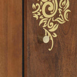 vidaXL Wandkast Honing bruin 38 x 33 x 48 cm Massief Mango Hout