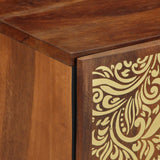 vidaXL Badkamerkast Grijs 38 x 33 x 58 cm Massief Mango Hout
