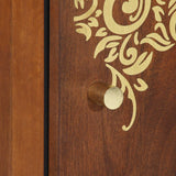 vidaXL Badkamerkast Grijs 38 x 33 x 58 cm Massief Mango Hout