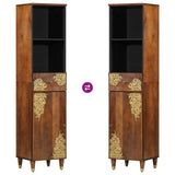 vidaXL Badkamerkast Honingbruin 38 x 33 x 160 cm Massief Mango Hout