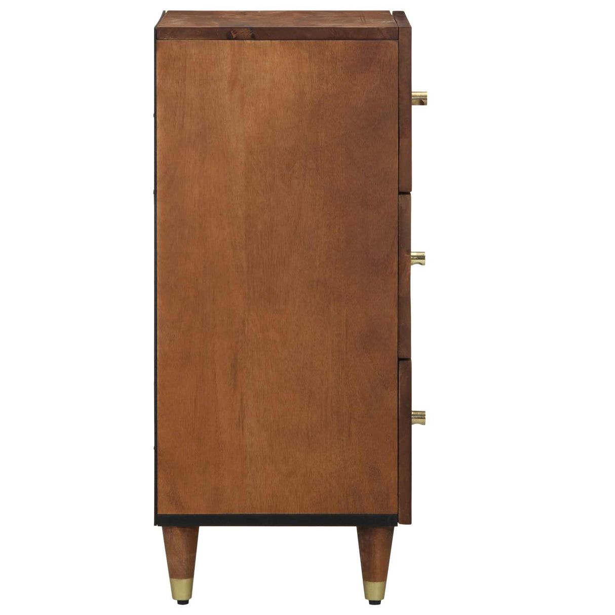 vidaXL Dressoir met lade Bruin 40 x 33 x 75 cm Massief Mango Hout