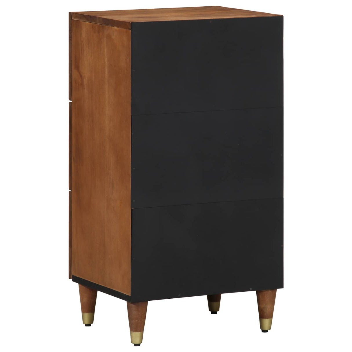 vidaXL Dressoir met lade Bruin 40 x 33 x 75 cm Massief Mango Hout