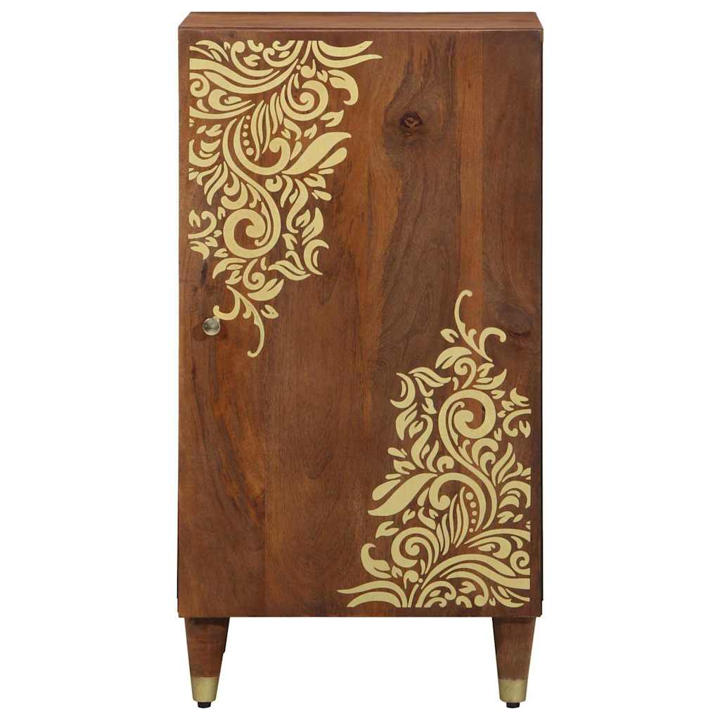 vidaXL Dressoir met plank Bruin 40 x 33 x 75 cm Massief Mango Hout