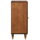 vidaXL Dressoir met plank Bruin 40 x 33 x 75 cm Massief Mango Hout