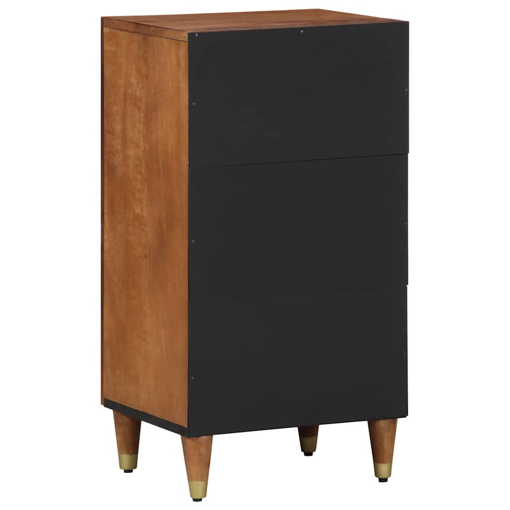 vidaXL Dressoir met plank Bruin 40 x 33 x 75 cm Massief Mango Hout