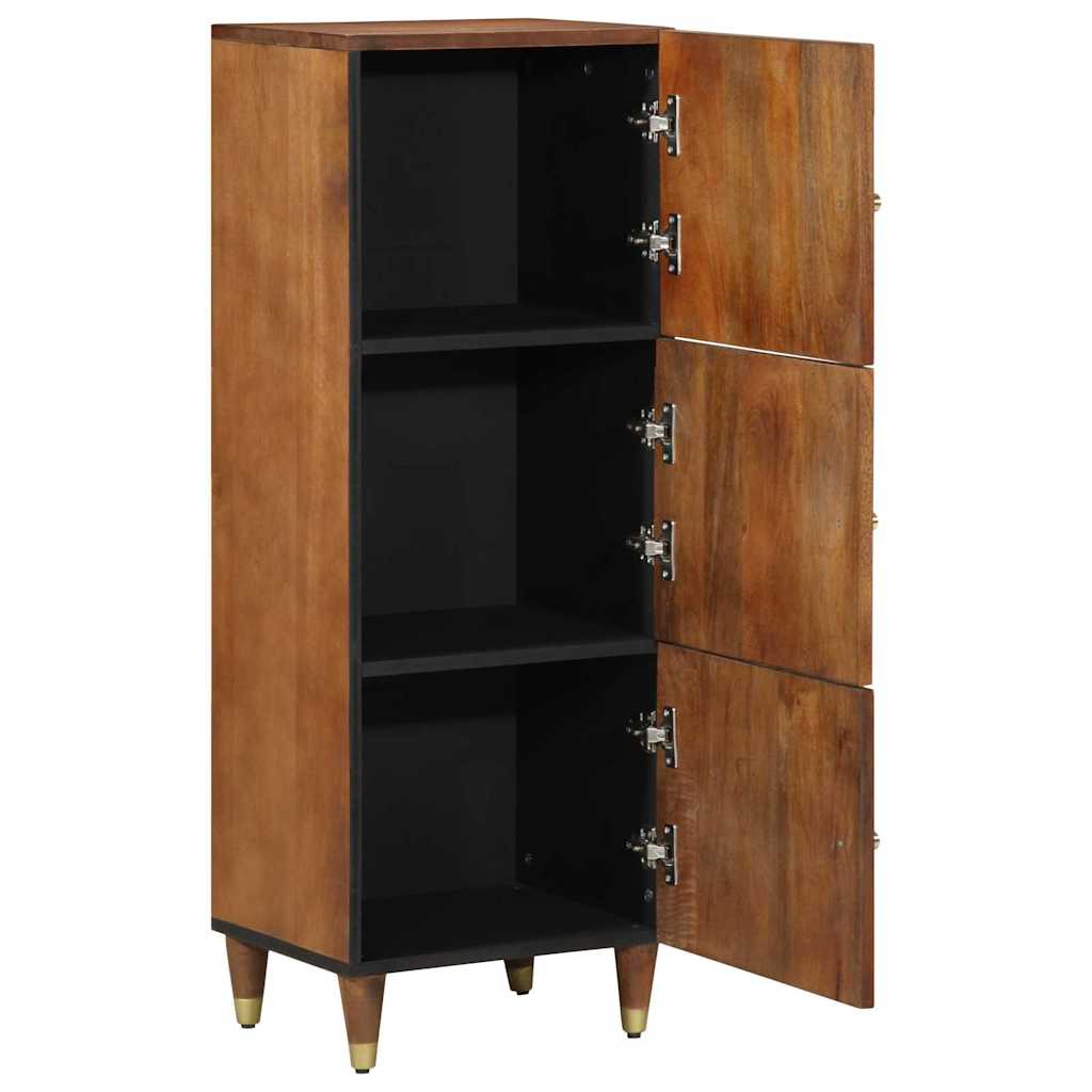 vidaXL Highboard met plank Bruin 40 x 33 x 110 cm Massief Mango Hout