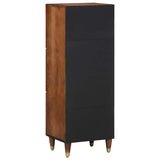 vidaXL Highboard met plank Bruin 40 x 33 x 110 cm Massief Mango Hout