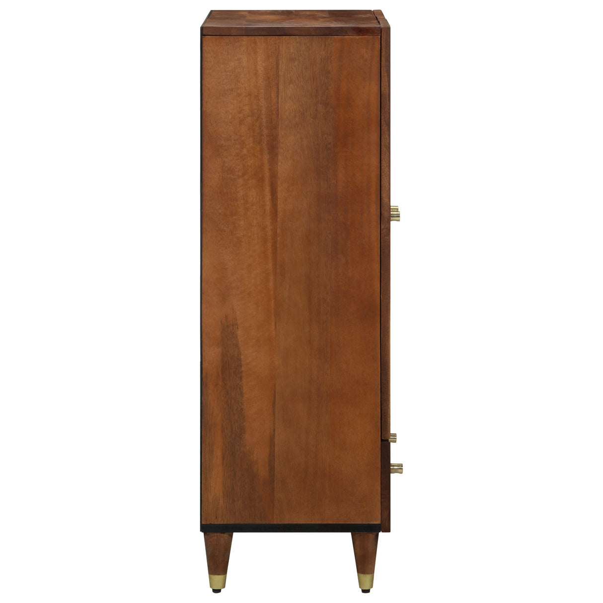 vidaXL Highboard met lade Bruin 60 x 33 x 100 cm Massief Mango Hout