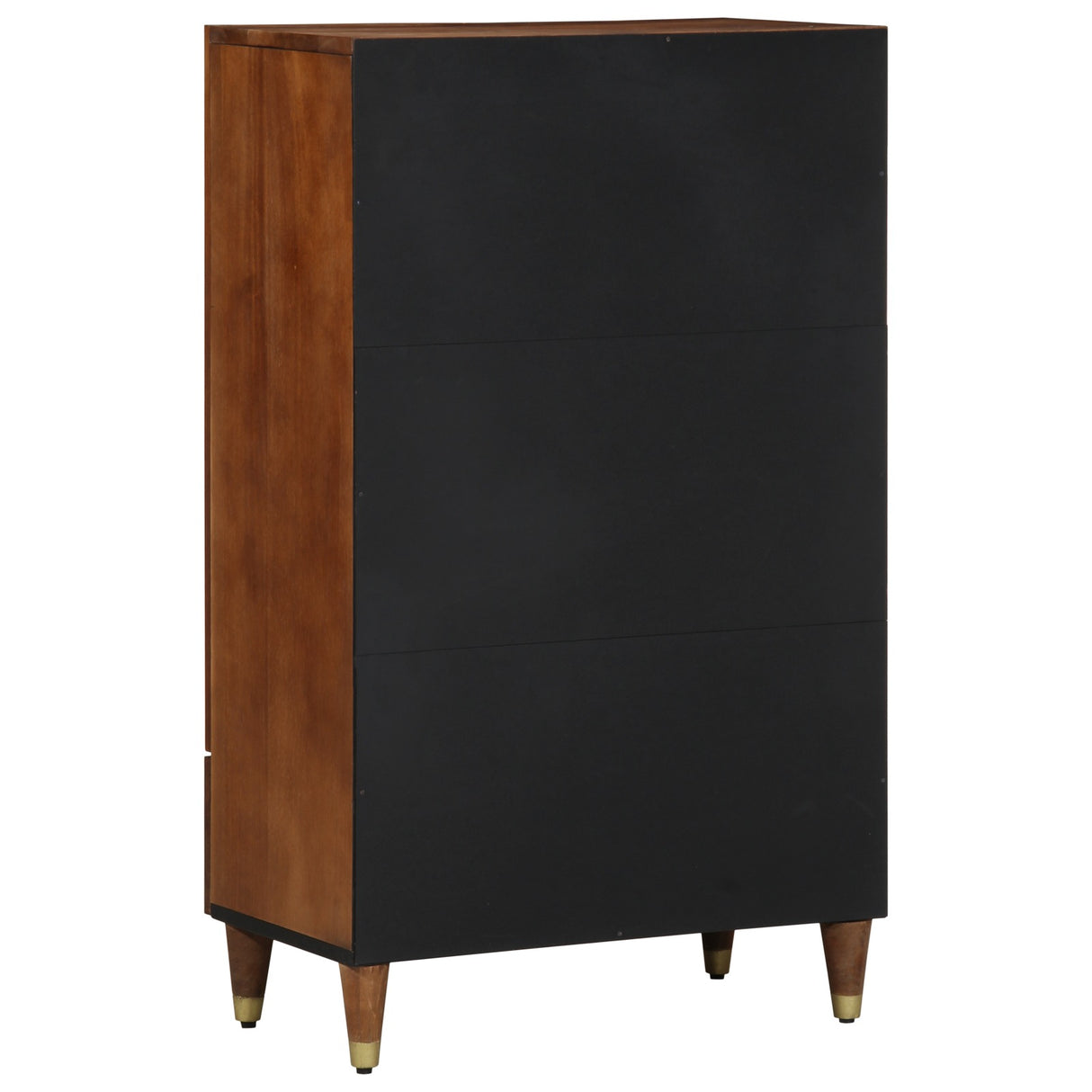 vidaXL Highboard met lade Bruin 60 x 33 x 100 cm Massief Mango Hout