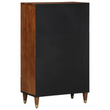 vidaXL Highboard met lade Bruin 60 x 33 x 100 cm Massief Mango Hout