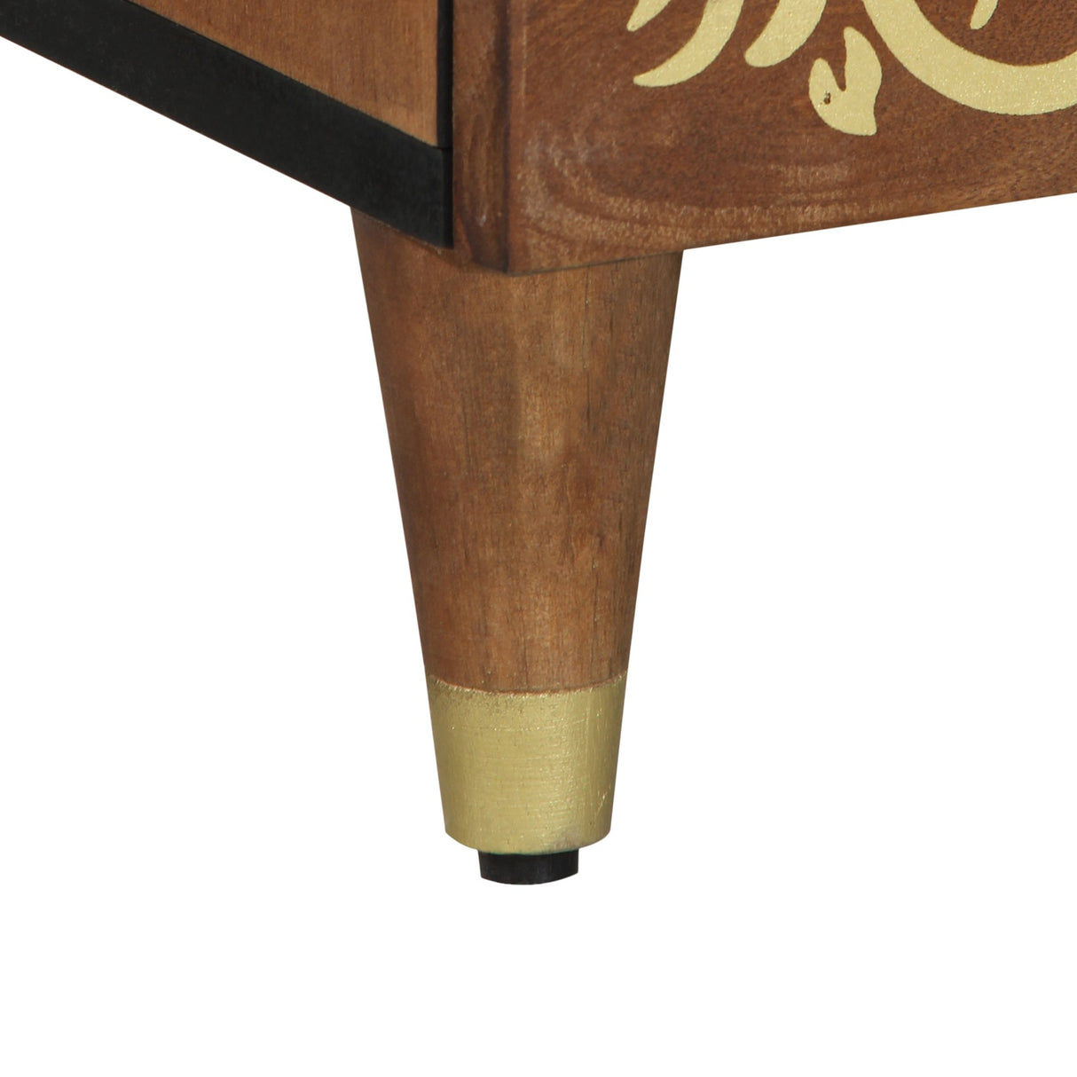 vidaXL Highboard met lade Bruin 60 x 33 x 100 cm Massief Mango Hout