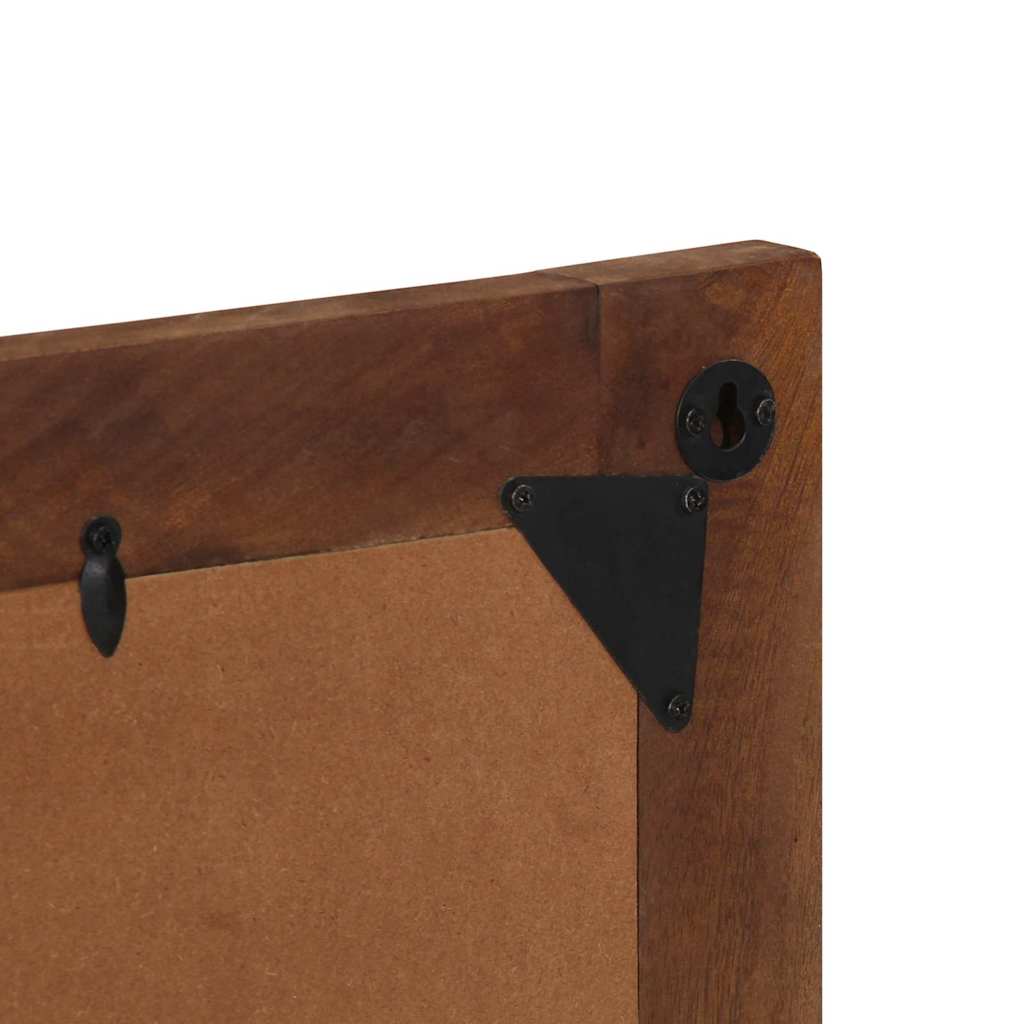 vidaXL Bathroom Mirror with Mirror Honey Brown 70 x 50 x 2.5 cm