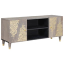 vidaXL TV Cabinet Honey Brown 105 x 33 x 46 cm Solid Mango Wood
