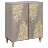 vidaXL Dressoir Bruin 60 x 33 x 75 cm Massief Mango Hout