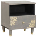 vidaXL Bedside cabinet Honey brown 40 x 33 x 46 cm Solid Mango Wood