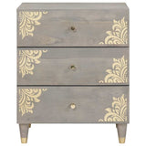 vidaXL Nachtkastje Honing bruin 50 x 33 x 62 cm Massief Mango Hout