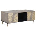 vidaXL Salontafel Honing bruin 100 x 54 x 40 cm Massief Mango Hout