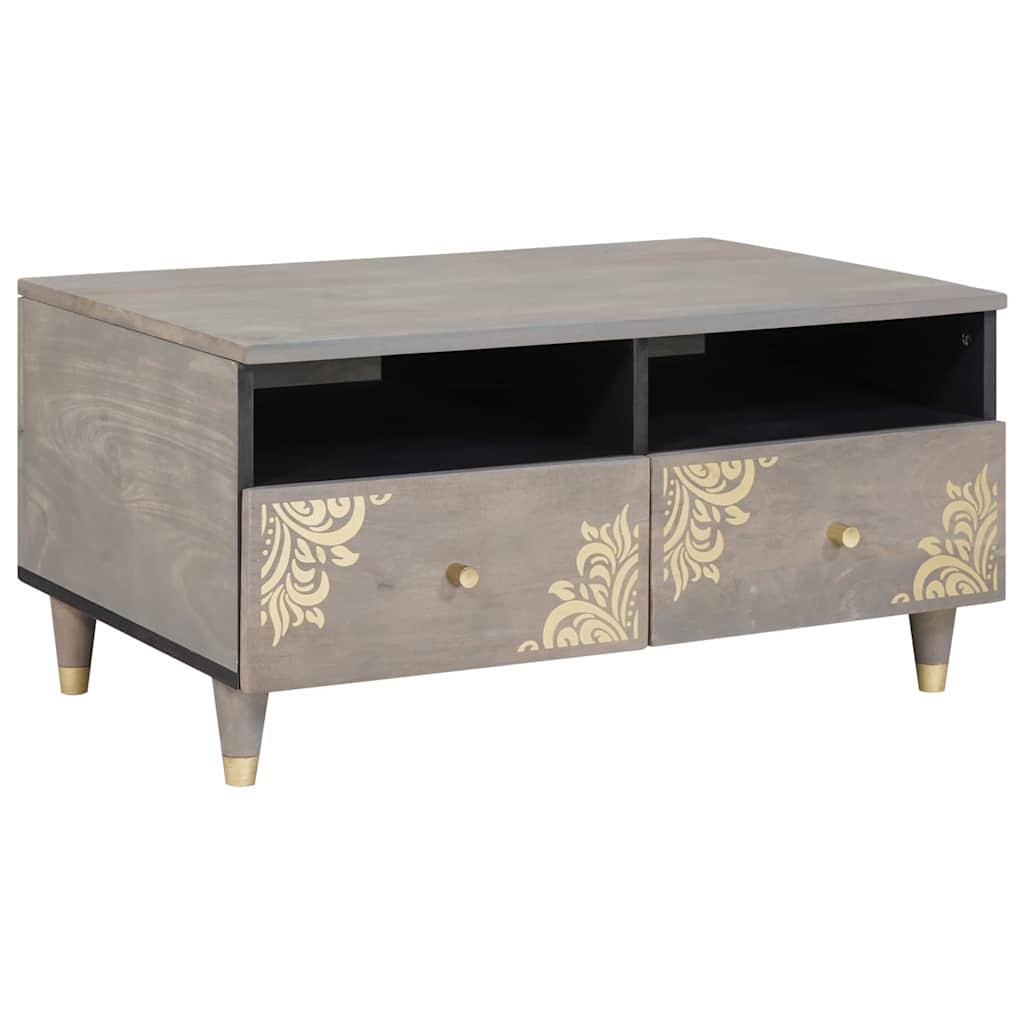 vidaXL Salontafel Honing bruin 80 x 54 x 40 cm Massief Mango Hout