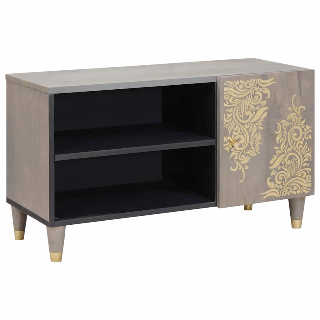 vidaXL TV Cabinet Honey Brown 80 x 33 x 46 cm Solid Mango Wood