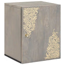 vidaXL Wandkast Honing bruin 38 x 33 x 48 cm Massief Mango Hout
