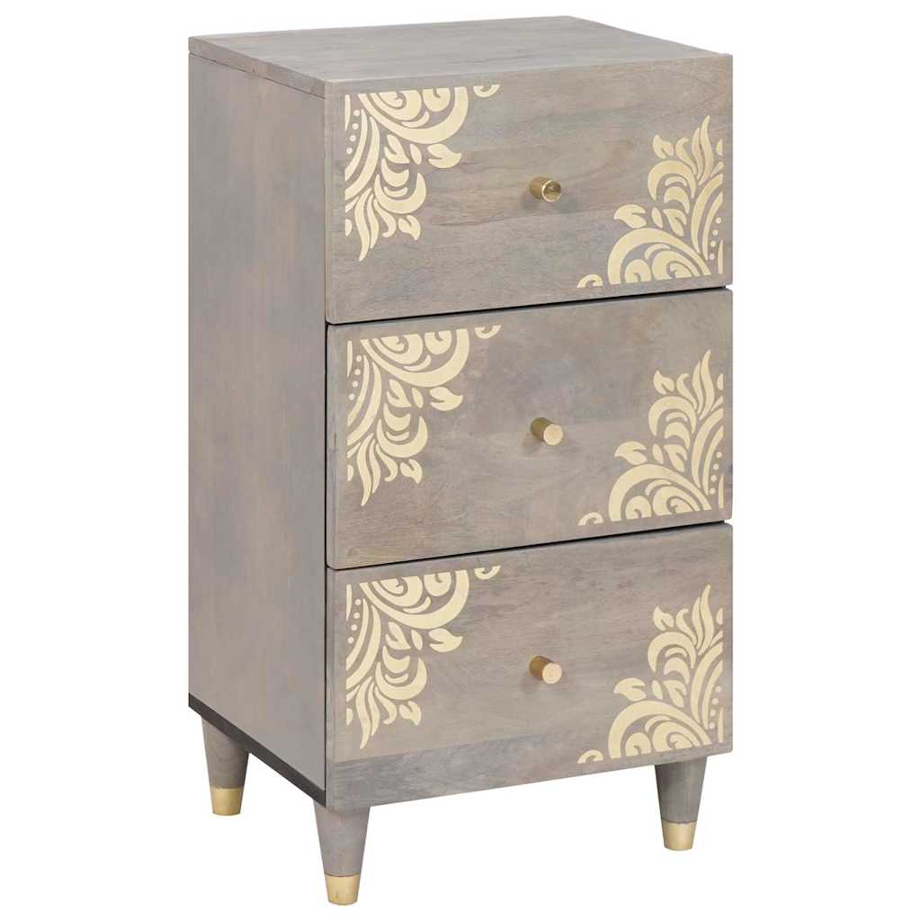 vidaXL Dressoir met lade Bruin 40 x 33 x 75 cm Massief Mango Hout