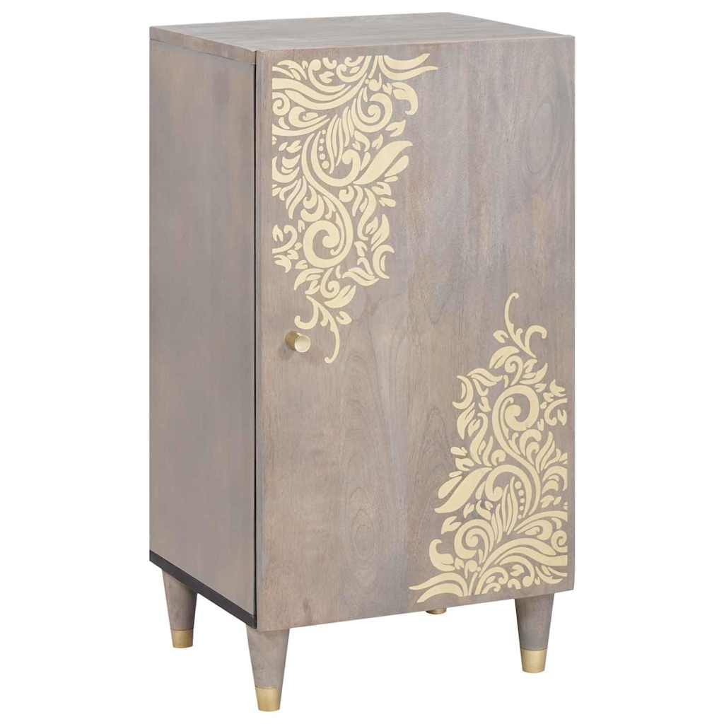 vidaXL Dressoir met plank Bruin 40 x 33 x 75 cm Massief Mango Hout