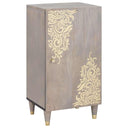 vidaXL Dressoir met plank Bruin 40 x 33 x 75 cm Massief Mango Hout