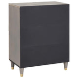 vidaXL Sideboard with Shelf Brown 60 x 33 x 75 cm Solid Mango Wood