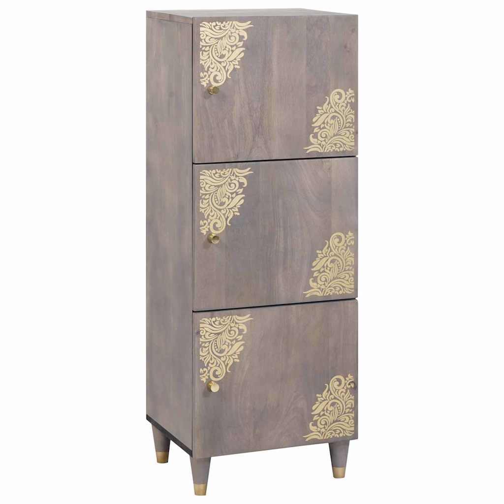 vidaXL Highboard met plank Bruin 40 x 33 x 110 cm Massief Mango Hout