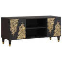 vidaXL TV Cabinet Honey Brown 105 x 33 x 46 cm Solid Mango Wood